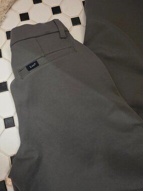 Olive green dress slacks